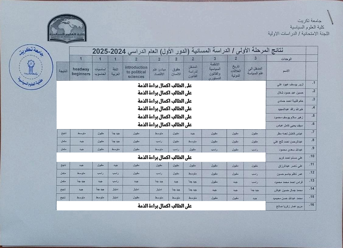 اولى 2